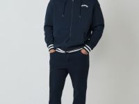 Брюки «5 карманов» Slim из твила, Синий