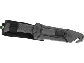 Нож Ganzo G8012V2-GY c паракордом, сталь 8CR13, рукоять пластик