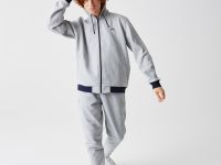 Мужская толстовка Lacoste на молнии с капюшоном