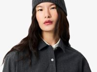 Женская рубашка Lacoste оверсайз