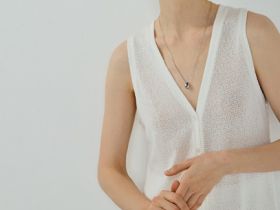 Удлинённый жилет из трикотажа, Белый