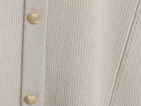 Вязаное платье мини, Бежевый