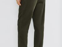 Брюки из вельвета, Зеленый