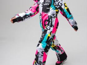 Комбинезон текстильный с полиуретановым покрытием для девочек