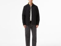 Мужская двусторонняя куртка Lacoste с высоким воротником