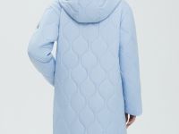 Утепленное пальто А-силуэта с капюшоном