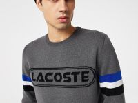 Мужской свитер Lacoste из смеси хлопка и вискозы