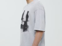 Футболка из хлопка с принтом