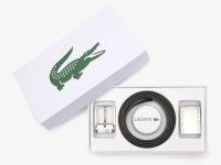 Подарочный набор Lacoste из гладкого кожаного ремня и 2 пряжек