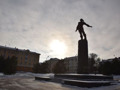 Памятник Героям-стратонавтам И.Д.Усыскину, П.Ф.Федосеенко, А.Б.Васенко