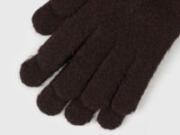 Вязаные перчатки, Коричневый