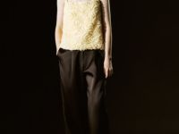 Фактурный топ на бретелях, Золотой