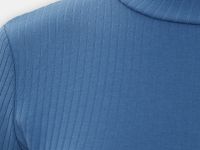 Джемпер с коротким рукавом и воротником-стойкой