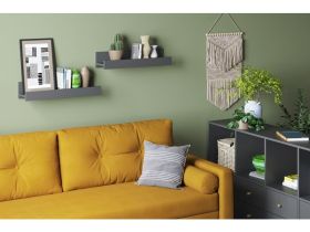 Полка Лиа 80x12 Графитовый