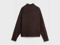 Свитер из мягкой пряжи с шерстью, Коричневый