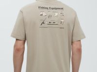 Футболка из хлопка с принтом