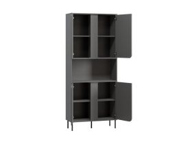 Стеллаж Блест 2-89x210 Графитовый