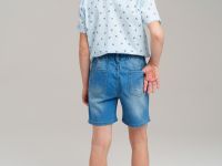 Шорты текстильные джинсовые для мальчиков