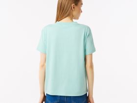 Женская футболка Lacoste для спорта из органического хлопка