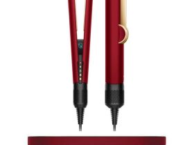 Выпрямитель Dyson (HT01) Airstrait Straightener (Red Velvet/Gold) with Case
