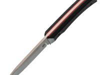 Туристический нож Град Горький Леший, сталь D2, рукоять G-10, черный