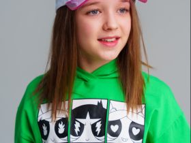 Кепка текстильная для девочек