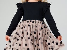 Платье трикотажное для девочек