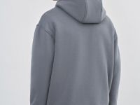 Утеплённая толстовка на молнии, Серый