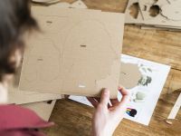 Картонный 3D конструктор QBRIX "Эйнштейн"