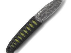 Нож с фиксированным клинком CRKT Achi, сталь 8Cr13MoV, рукоять паракорд