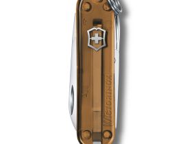 Нож перочинный Victorinox Classic SD Colors, Chocolate Fudge, прозрачный коричневый, 7 функций, 58мм