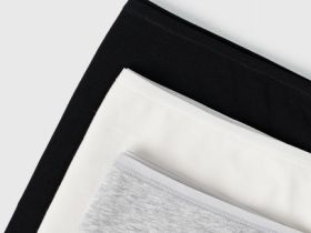 Классические трусы-брифы, 3 шт., Белый