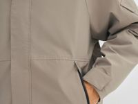 Утеплённая парка с капюшоном, Бежевый