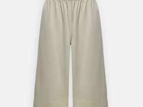 Джинсовые брюки-кюлоты из тенселя