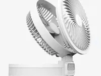 Вентилятор настольный с ночником WIWU Wi-FS05 складной 4000мАч (белый)