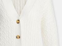 Кардиган с рельефным узором