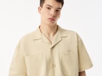 Мужская рубашка Lacoste из смеси хлопка и льна