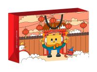 BagS_K_winter_MK Пакет подарочный «Кубикоша на зимнем празднике», 24*35 (s)