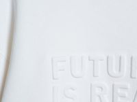 Свитшот с объёмным принтом для девочек, Белый