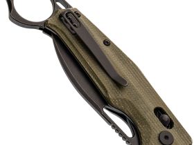 Складной нож Trivisa Sagitta-04G, сталь 14C28N, рукоять микарта