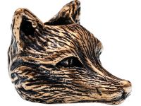 Бусина для темляка Лиса, бронза