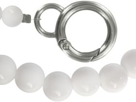 Шнурок Krutoff Бусы для телефона и ключей 1,1 м Белый