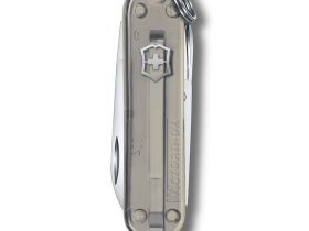 Нож перочинный Victorinox Classic SD Colors, Mystical Morning, серый полупрозрачный, 7 функций, 58мм