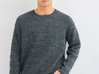 Джемпер из кручёной пряжи, Серый