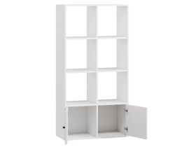 Стеллаж Кейн 2-75x149 Белый