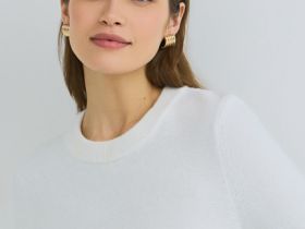 Джемпер с коротким рукавом, Белый