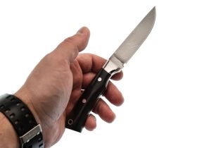 Нож Тигр малютка цмт, сталь Х12МФ, граб