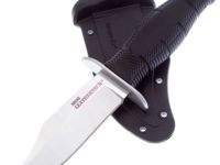 Нож с фиксированным клинком Cold Steel Mini Leatherneck Clip Point, сталь 8Cr13MoV, рукоять кратон, черный