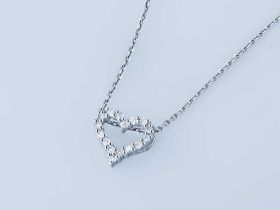 Подвеска из белого золота с бриллиантами э4701пд11200102