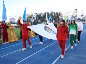 Игры начались. Зажжён огонь XXII Спартакиады по национальным видам спорта